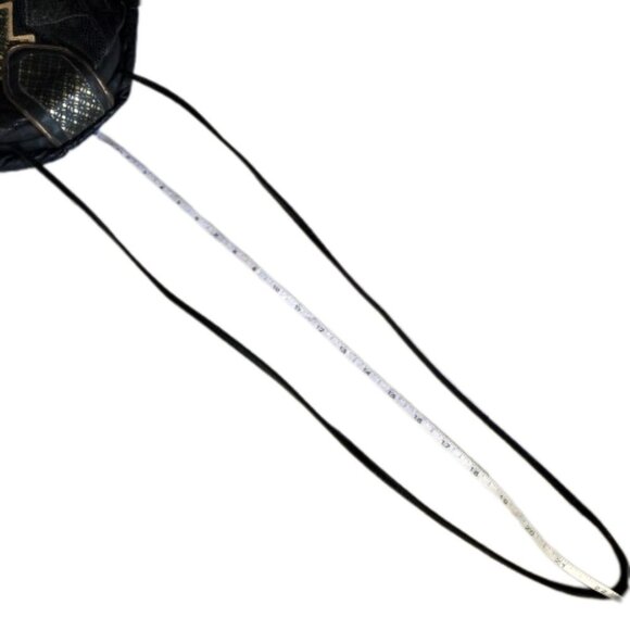 Vintage 80s Hala multicolour 'metalic 'crossbody or clutch purse bag - Picture 11 of 16